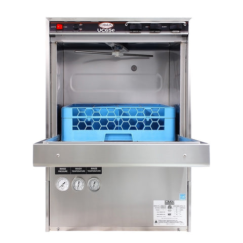 CMA Dishmachines UC65E High-Temperature Undercounter Dishwasher (30 Racks/hr, 208/230V)