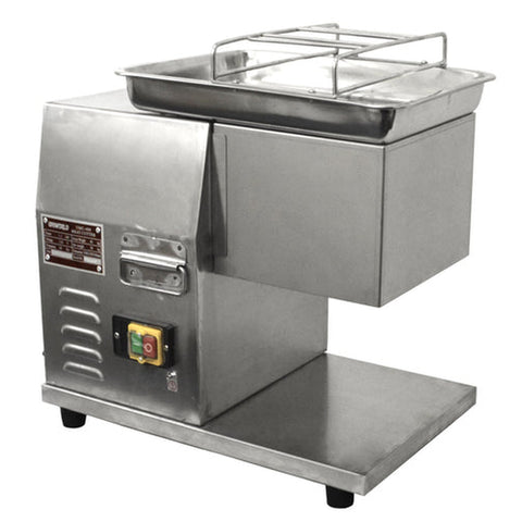 Uniworld Foodservice Equipment UMC-1000 Countertop Meat Cutting Machine, 10 mm Blades, 1-1/2 HP, 110V