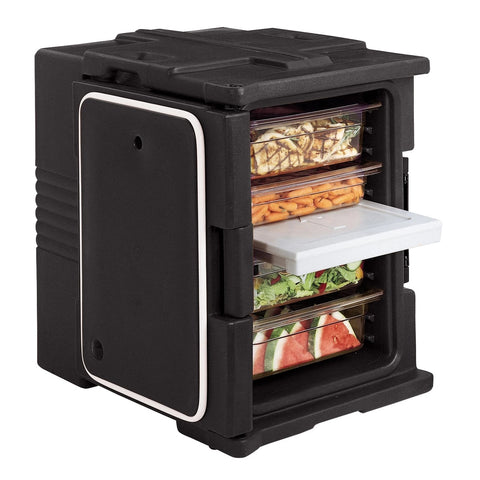 Cambro UPC400110 Ultra Pan Carrier - Black Front-Loading Insulated Food Pan Carrier