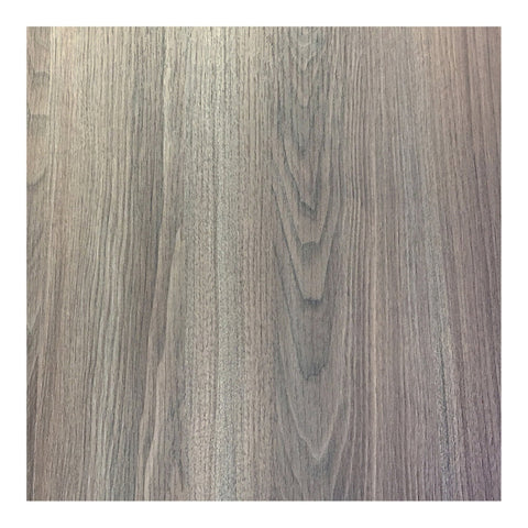 Grosfillex US32H722 32" Square Gray Walnut Indoor/Outdoor HPL Compact Table Top