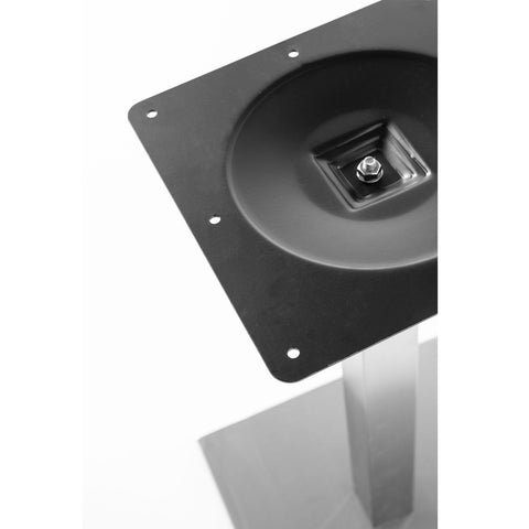 Grosfillex US503017 Gamma 18" x 18" Square Black Dining Height Table Base