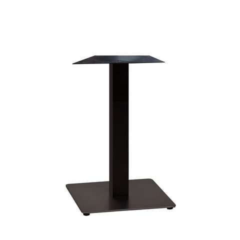 Grosfillex US503017 Gamma 18" x 18" Square Black Dining Height Table Base