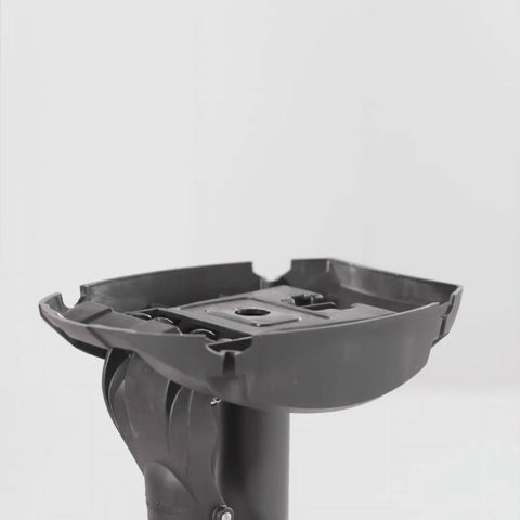 Grosfillex USX1D017 X-One Tilt Top Lateral Base 100, Black, 35-1/2" x 35-1/2" Base Spread