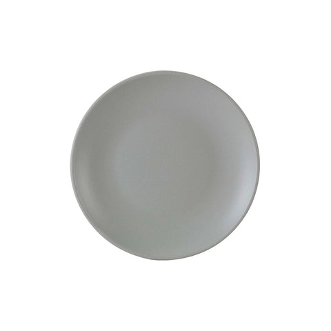 Tuxton China VBA-080 TuxTrendz Zion Matte Black 8" Coupe China Plate