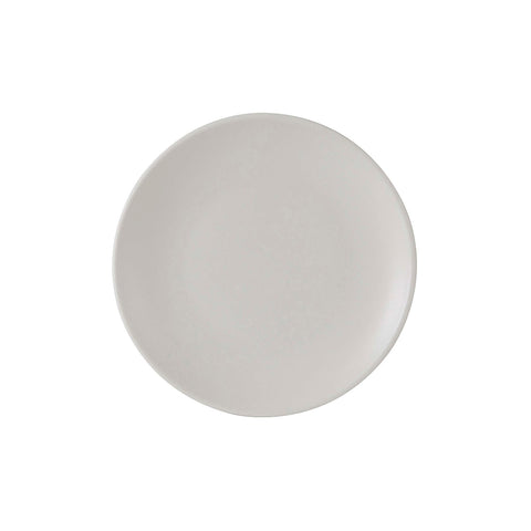 Tuxton China VBA-080 TuxTrendz Zion Matte Black 8" Coupe China Plate