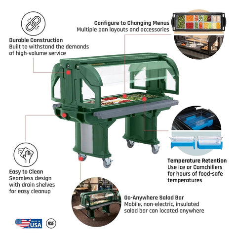 Cambro VBR5110 Versa Food Bar Salad Bar