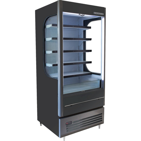 Beverage Air VMHC-12-1-G VueMax Open-Air Merchandiser in Gray