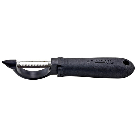 Winco VP-304 Straight Peeler with Serrated Edge and Soft Grip Handle