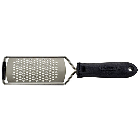 Winco VP-311 10 Inch Handheld Grater with 1.5mm Fine Holes and Soft Grip Handle