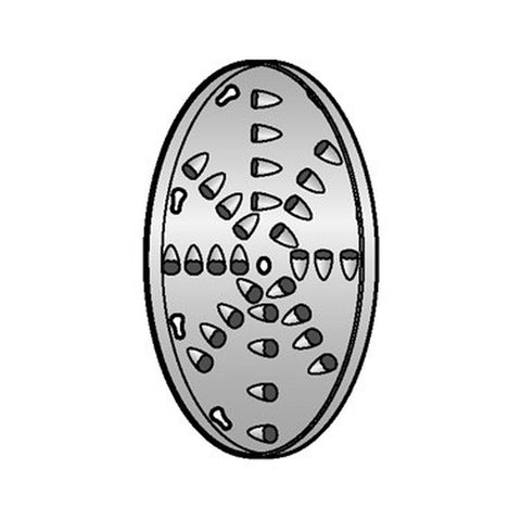 Alfa International VS-12SD-1/4 1/4 in Stainless Steel Shredding Disc