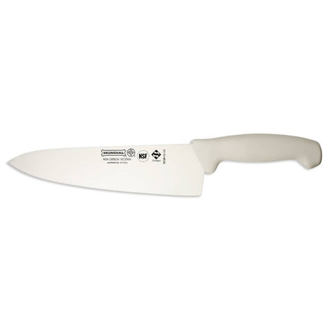 Mundial W3810-10 10" Chef's Knife with White Poly Handle