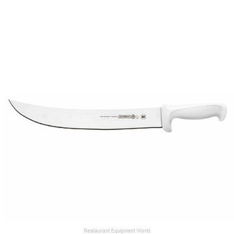 Mundial W5617-12 12 inch Cimeter Knife with White Polypropylene Handle