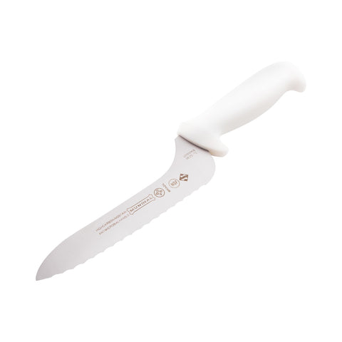 Mundial W5620-7E 7-Inch Offset Serrated Sandwich Knife with White Handle