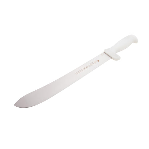 Mundial W5625-12 Butcher Knife, 5600 Series, 12-Inch High Carbon/No Stain Blade with White Polypropylene Handle