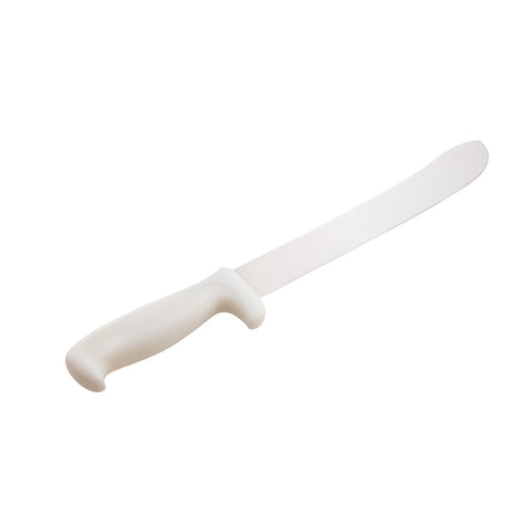 Mundial W5625-12 Butcher Knife, 5600 Series, 12-Inch High Carbon/No Stain Blade with White Polypropylene Handle