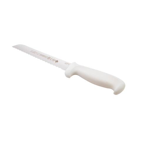 Mundial W5626-7 1/2 - 7-1/2" White Serrated Edge Bread Knife (5600 Series)