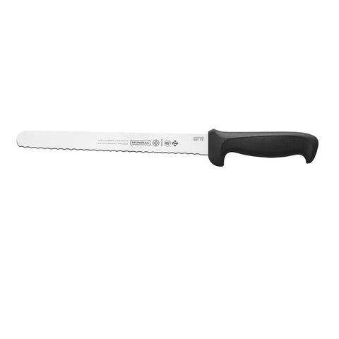 Mundial W5627-10E 10 Inch Serrated Slicing Knife with Black Handle