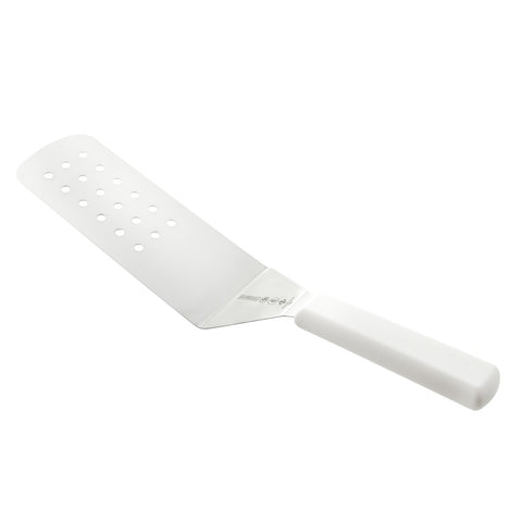 Mundial W5681 Perforated Turner 5600 Series, 8" x 3\" White Handle