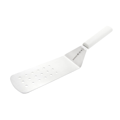 Mundial W5681 Perforated Turner 5600 Series, 8" x 3\" White Handle
