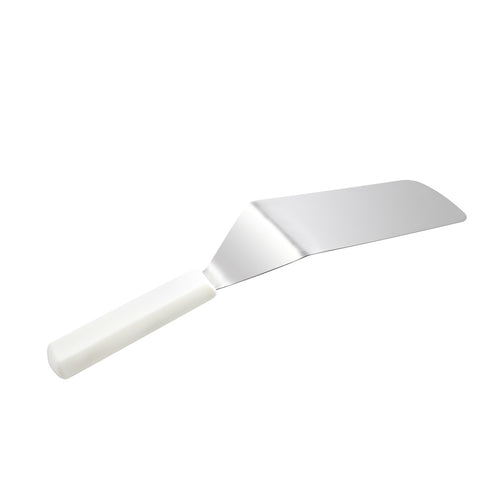 Mundial W5683 Turner - 5600 Series 8" x 3" White Handle Stainless Steel Turner