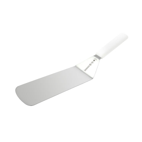 Mundial W5683 Turner - 5600 Series 8" x 3" White Handle Stainless Steel Turner
