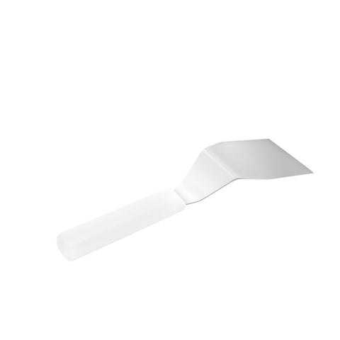 Mundial W5686 Hamburger Turner - 5600 Series, 4" x 3" Stainless Steel Blade, White Handle