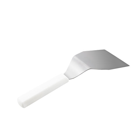 Mundial W5687 Steak and Hamburger Turner, 5x4 Inch Stainless Steel Blade with White Polypropylene Handle