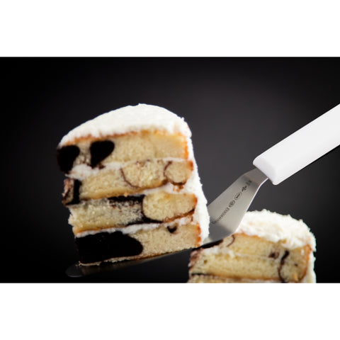 Mundial W5694 2-1/4" x 4-1/2" Pie, Cake and Pizza Server with White Handle