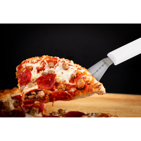 Mundial W5694 2-1/4" x 4-1/2" Pie, Cake and Pizza Server with White Handle
