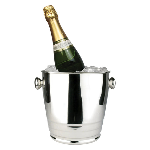 Winco WB-4HV 4-Quart Stainless Steel Mirror Finish Wine and Champagne Ice Bucket