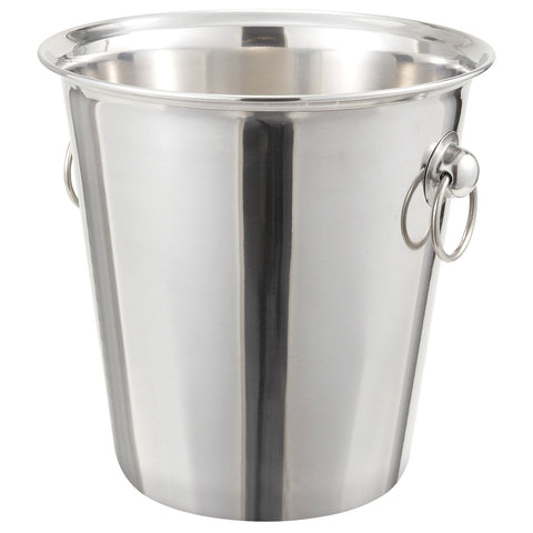 Winco WB-4 4-Quart Stainless Steel Wine Bucket