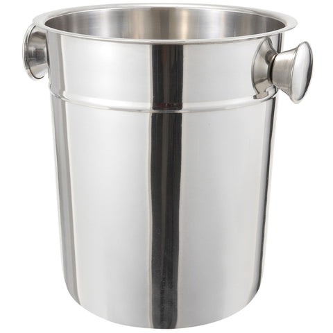 Winco WB-8 8 Qt. Stainless Steel Mirror Finish Wine Bucket