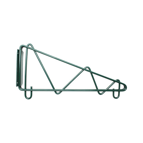 Thunder Group WBEP018 18" Green Epoxy Single Wall Shelf Bracket