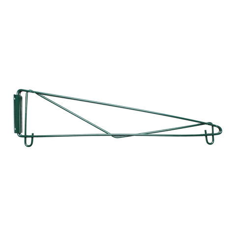 Thunder Group WBEP024 24" Green Epoxy Direct Wall Bracket, Single Shelf Support