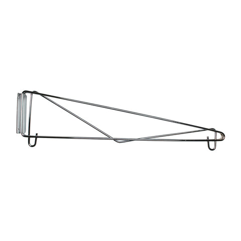 Thunder Group WBSV024 24" Direct Wall Bracket Single Shelf Support, Chrome