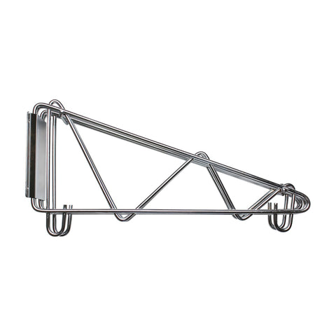 Thunder Group WBSV214 14-Inch Double Wall Mount Bracket, Chrome Plated