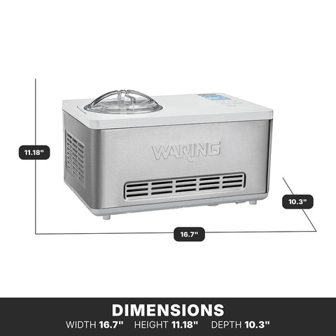 WCIC20 Waring Máquina para hacer helados eléctrica, cada una