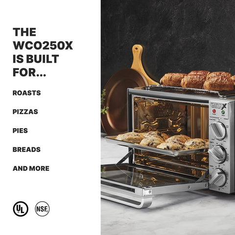 Waring WCO250X Quarter-Size Countertop Convection Oven, 120V