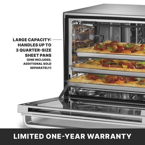 Waring WCO250X Quarter-Size Countertop Convection Oven, 120V