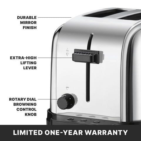 Waring WCT702 Light-Duty 2-Slot Commercial Toaster