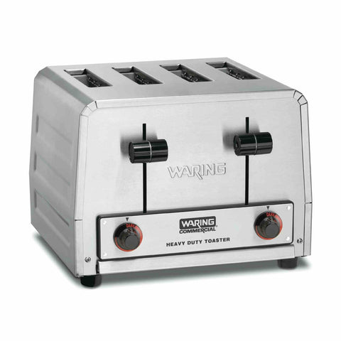 Waring WCT800 Heavy-Duty 4-Slot Commercial Toaster (2200W, 120V)