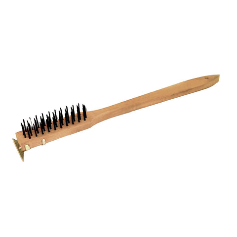 Thunder Group WDBS020H 20" Heavy Duty Wire Brush with Scraper