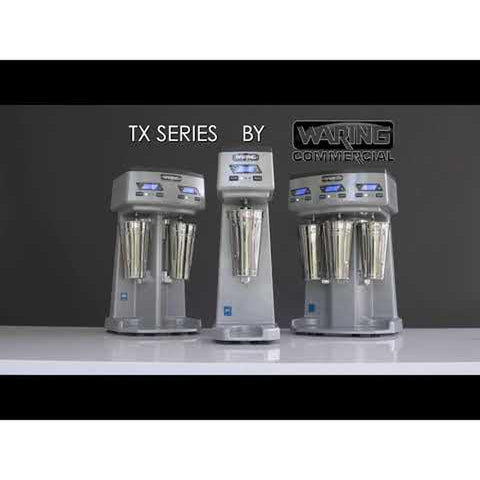Waring WDM120TX Single-Spindle Drink Mixer, 28 oz, 1 HP, 120V