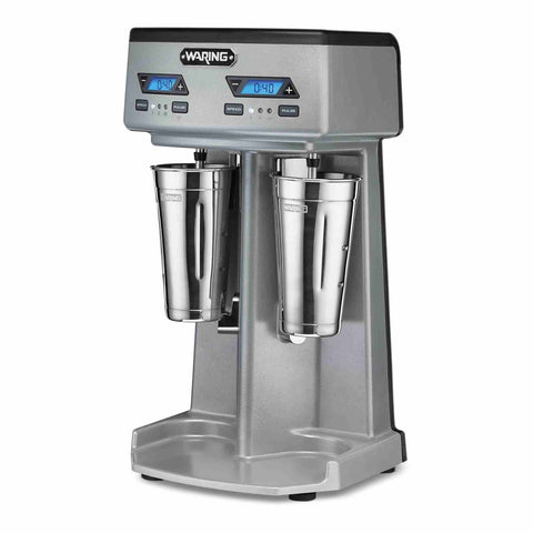 Waring WDM240TX Heavy-Duty Double-Spindle Drink Mixer with Timer
