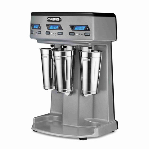 Waring WDM360TX Heavy-Duty Triple-Spindle Drink Mixer with Timer