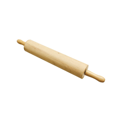 Thunder Group WDRNP015 15" Wooden Rolling Pin with 3-1/4" Barrel