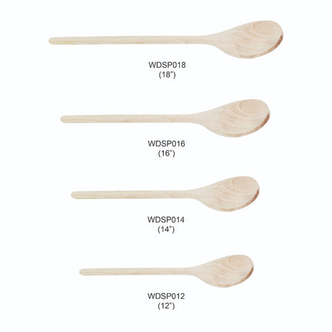 Thunder Group WDSP014 14" Hardwood Wooden Spoon