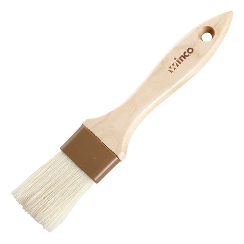 Winco WFB-15 Pastry/Basting Brush with Plastic Ferrule, 1-1/2" Flat