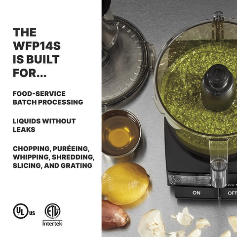 Waring WFP14S 3.5 Qt Commercial Food Processor with Sealed Batch Bowl