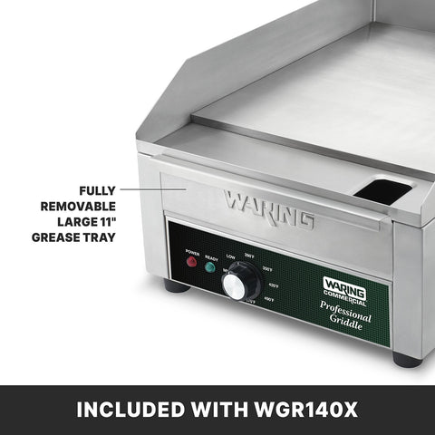 Waring WGR140X 14 in Electric Countertop Griddle